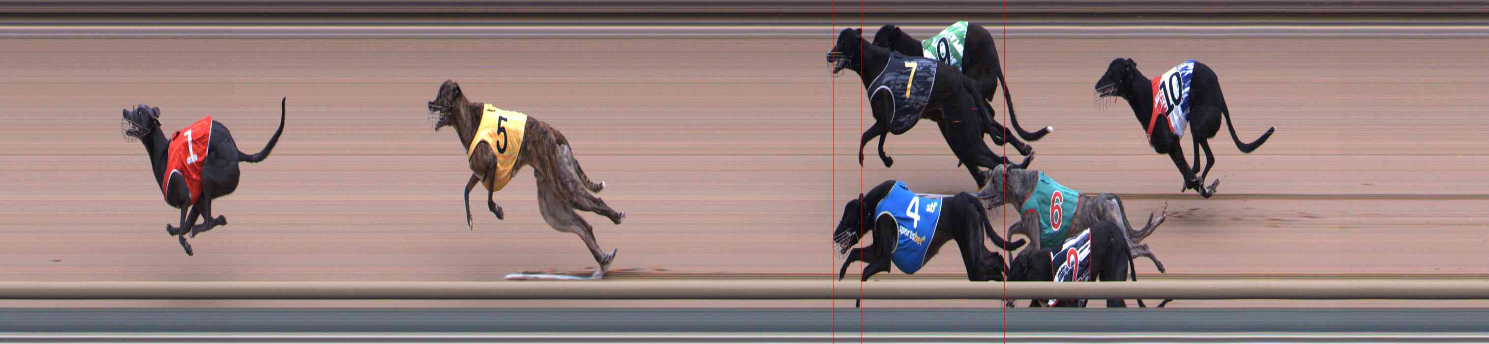 Race result finish photo